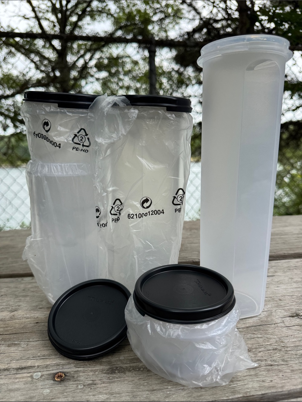 Tupperware Modular Mates Storage Containers, Lids Set of 6 & Pasta Portioner
